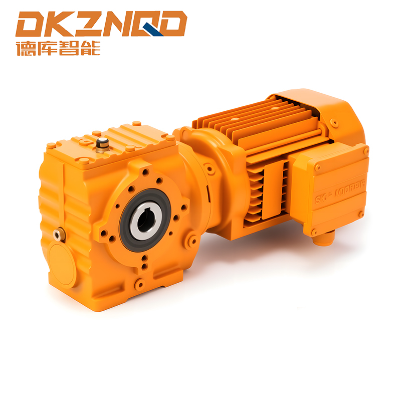 Moteur réducteur à engrenage à vis sans fin hélicoïdal horizontal à angle droit série K